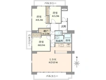 【東京都/町田市山崎町】シーアイハイツ町田F棟 間取り図