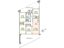 【神奈川県/相模原市中央区南橋本】グランイーグルウイング橋本 間取り図
