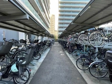 【神奈川県/海老名市扇町】グレーシアタワーズ海老名  イー スト 駐輪場