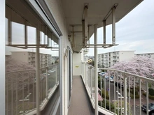 【神奈川県/海老名市柏ケ谷】東建ニューハイツ海老名2号棟 バルコニー