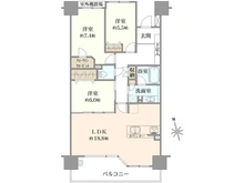 【神奈川県/相模原市緑区西橋本】ライオンズマンション西橋本 間取り図