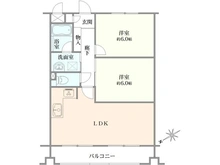 【神奈川県/相模原市南区上鶴間本町】ボヌールガーデン相模大野 間取り図