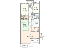 【神奈川県/相模原市南区鵜野森】ライオンズヒルズ町田弐番館 間取り図