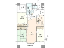 【神奈川県/座間市相模が丘】レクセルマンション小田急相模原 間取り図