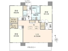 【神奈川県/相模原市緑区橋本】ミオカステーロ橋本 間取り図