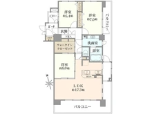 【神奈川県/相模原市中央区相模原】サンアリーナ相模原西門桜通り 間取り図