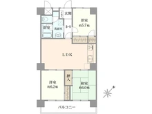 【神奈川県/相模原市南区鵜野森】相模原リリエンハイムC棟 間取り図