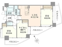 【神奈川県/相模原市緑区橋本】ライオンズステーションプラザ橋本 間取り図