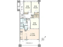 【神奈川県/相模原市南区南台】レクセルガーデン相模大野 間取り図