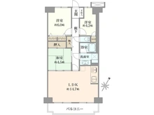 【神奈川県/相模原市南区上鶴間本町】メイツ相模大野 間取り図