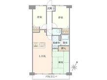 【神奈川県/大和市南林間】クリオ南林間参番館 間取り図
