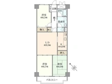 【東京都/町田市原町田】パークサイド町田 間取り図