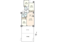 【神奈川県/大和市中央林間西】ジェイシティ中央林間 間取り図