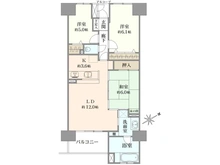 【神奈川県/海老名市河原口】ベルドゥムール海老名弐番館 間取り図