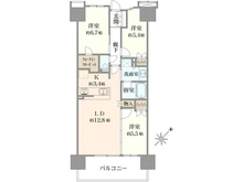 【神奈川県/座間市相模が丘】リビオタワー小田急相模原レジデンス 間取り図