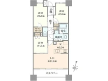 【神奈川県/厚木市中町】レーベン本厚木ザマスターズタワー 間取り図