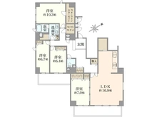【東京都/町田市成瀬】エステ・スクエア成瀬壱番館 間取り図