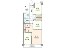 【神奈川県/相模原市中央区鹿沼台】シュロス淵野辺 間取り図
