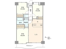 【神奈川県/大和市下鶴間】ダイアパレス鶴間 間取り図