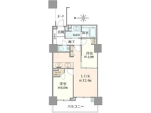 【神奈川県/相模原市南区相模大野】パークスクエア相模大野タワーアンドレジデンス タワー棟 間取り図