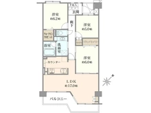 【神奈川県/相模原市中央区東淵野辺】キャッスル相模原 間取り図