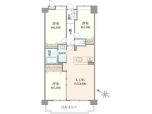 【神奈川県/相模原市南区上鶴間本町】サンクレイドルつきみ野 間取り図