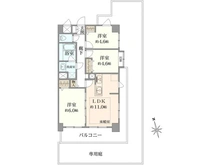 【神奈川県/相模原市南区鵜野森】ライオンズヒルズ町田第二 間取り図