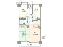 【神奈川県/相模原市南区上鶴間本町】ライオンズマンション町田駅南 間取り図