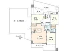 【神奈川県/海老名市上今泉】ロイヤルステージ海老名II 間取り図