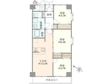 【神奈川県/大和市深見西】ライオンズマンション大和 間取り図