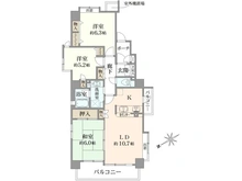【神奈川県/相模原市中央区相模原】オーベル相模原 間取り図
