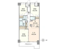 【神奈川県/大和市下鶴間】つきみ野ガーデニアII 間取り図