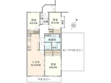 【神奈川県/相模原市南区東林間】藤和東林間コープ II 間取り図