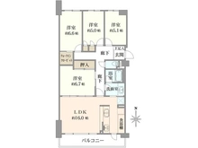 【神奈川県/横浜市青葉区奈良町】モアクレスト玉川学園3番館 間取り図