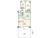【神奈川県/横浜市青葉区奈良町】モアクレスト玉川学園 弐番館 間取り図