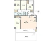 【東京都/町田市南町田】藤和南町田ハイタウン 間取り図
