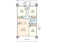 【神奈川県/相模原市中央区南橋本】 ディナスカーラ南橋本 間取り図