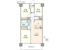 【東京都/町田市金森】ダイアパレスソレアル町田 間取り図