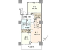 【神奈川県/相模原市緑区大山町】 ミッドオアシスタワーズ タワー棟 間取り図