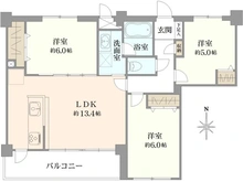 【神奈川県/海老名市大谷北】シティ海老名 間取り図