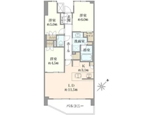 【東京都/町田市森野】パークホームズ町田 間取り図
