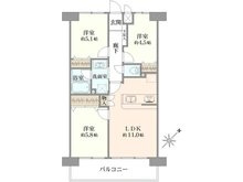 【東京都/町田市小山町】東急ドエルアルス多摩境 間取り図
