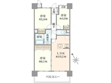 【神奈川県/相模原市緑区橋本台】ライオンズマンション 橋本台第二 間取り図