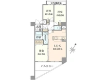 【神奈川県/座間市相武台】ヴェラハイツ相武台 間取り図