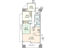【神奈川県/相模原市中央区氷川町】アンビシャス相模原 間取り図