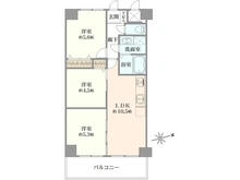 【神奈川県/大和市深見】ロイヤルプラザ大和 間取り図