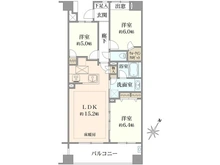 【神奈川県/相模原市南区上鶴間本町】プラウド相模大野 間取り図