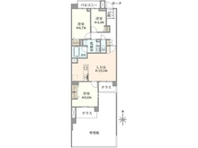 【神奈川県/海老名市河原口】ルアンジュ海老名 間取り図