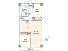 【神奈川県/大和市林間】南林間ハイツ 間取り図