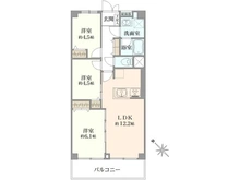 【神奈川県/大和市つきみ野】つきみ野スカイハイツ 間取り図